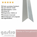 Winkel 3-fach Kantenschutz aus Stahl verzinkt 1,5 mm stark